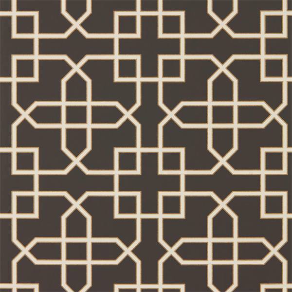 Sanderson Tapet Hampton Trellis Charcoal