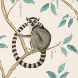Sanderson Tapete Ringtailed Lemur Ringtailed Lemur Stone/Eucalyptus