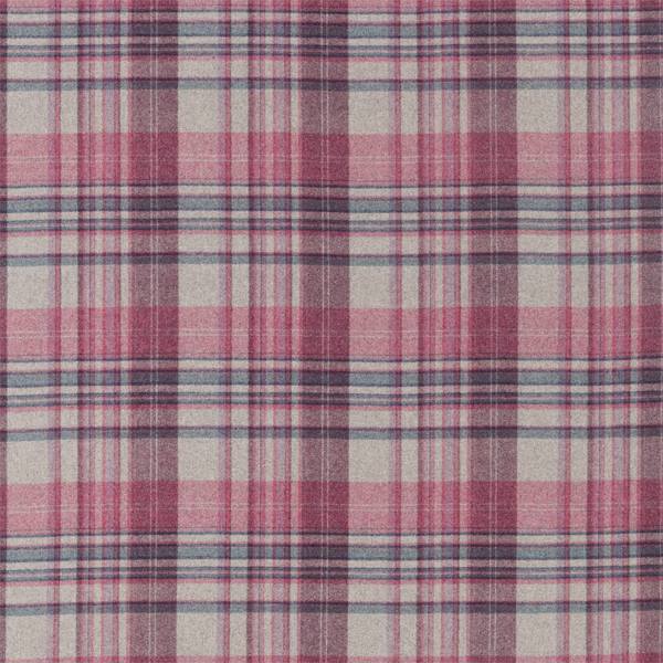 Sanderson Stof Bryndle Check Mulberry/Fig