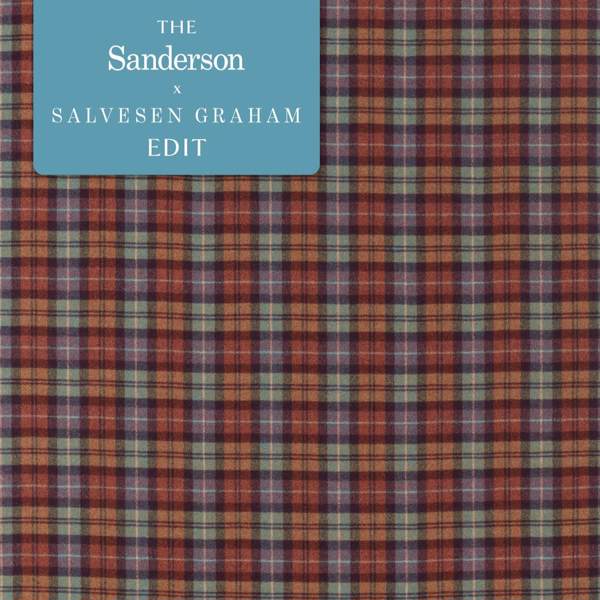 Sanderson Tyg Fenton Check Russet/Amber