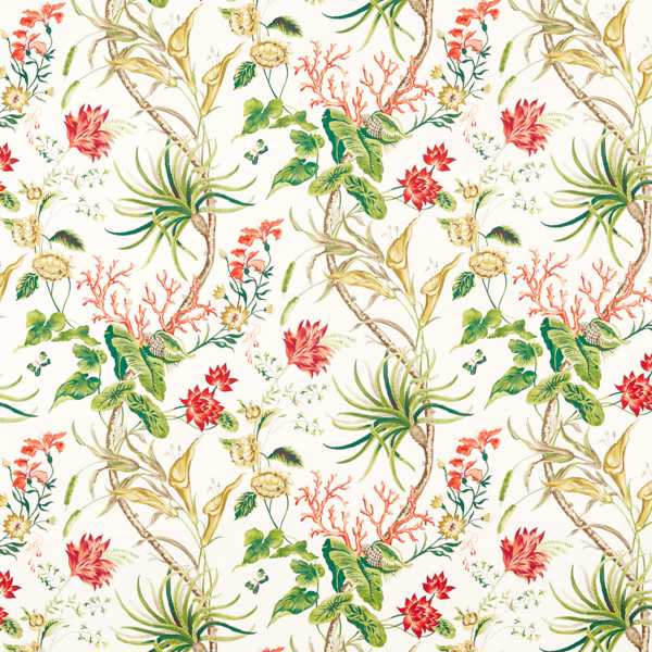 Sanderson Mauritius — Indoor Outdoor Prints Ivory/Multi -kangas