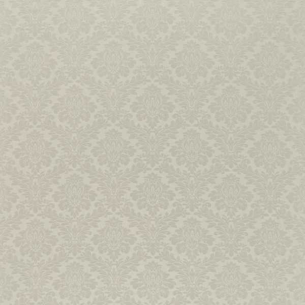 Sanderson Stof Lymington Damask — Lymington Damask Weaves Silver