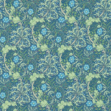 Morris Seaweed Cobalt Thyme — Morris & Co tapetprov