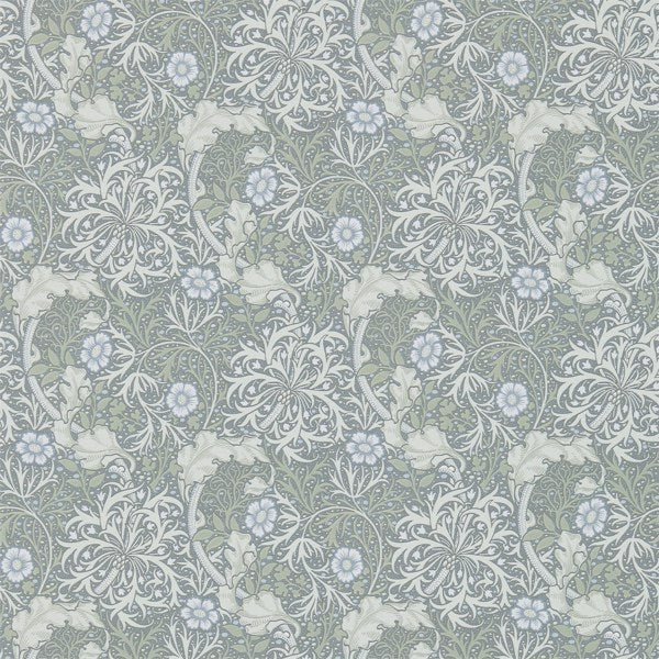 Morris Seaweed Silver Ecru — Morris & Co tapetprov