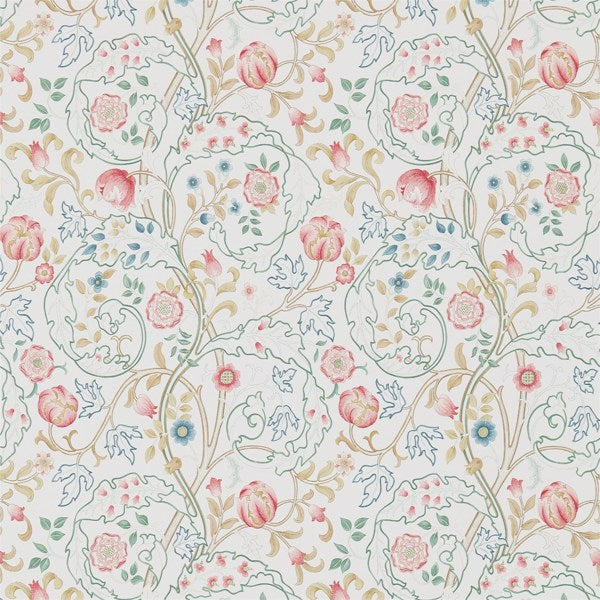 Morris and Co Wallpaper Mary Isobel Pink Ivory