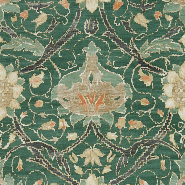 Morris and Co Behang Montreal Forest Teal