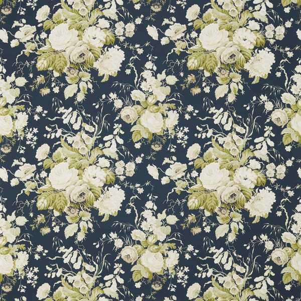 Stapleton Park Navy/Olive — Sanderson stofstaal
