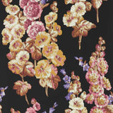 Sanderson Tapet Hollyhocks Copper/Rhodera
