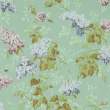 Sanderson Sommerville Mint/Plum -tapetti