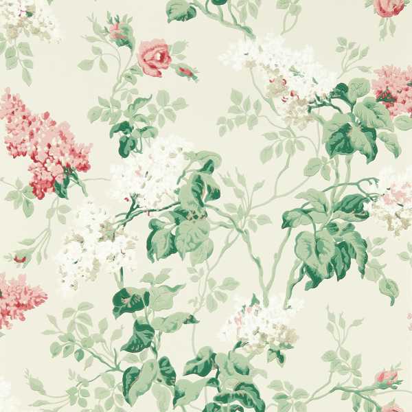 Sanderson Sommerville Blush/Grey Birch -tapetti