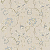 Hadham (Embroidery) Cornflower Blue/Linen — Sanderson tygprov