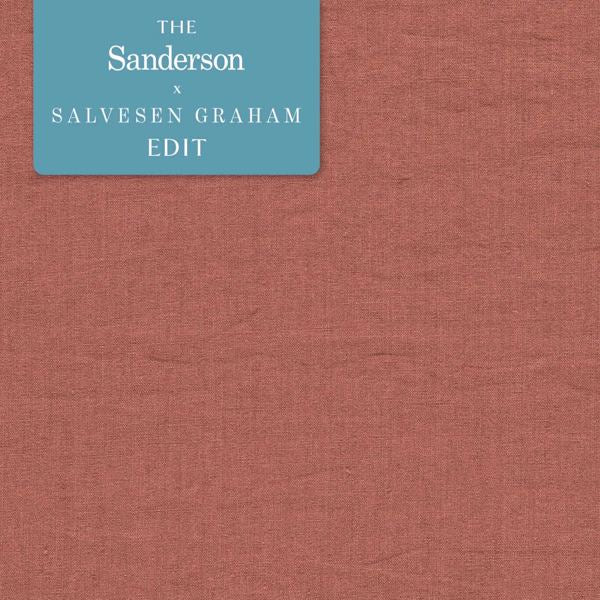 Sanderson Stof Rue Linen Henna