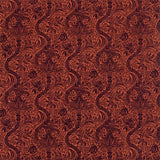 Morris and Co Tyg Indian Flock Velvet Russet Mulberry