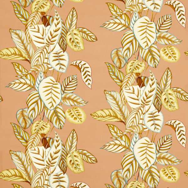 Sanderson Calathea — Indoor Outdoor Prints Sandstone -kangas