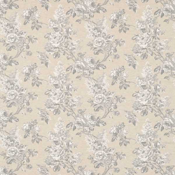 Sanderson Sorilla Damask Silver/Linen -kangas