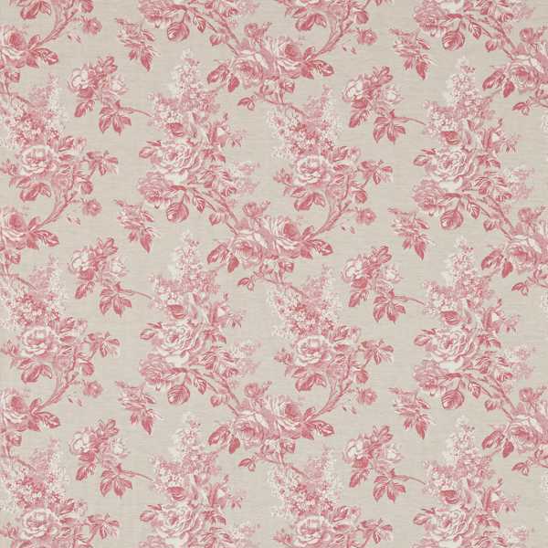 Sanderson Sorilla Damask Rose/Linen -kangas