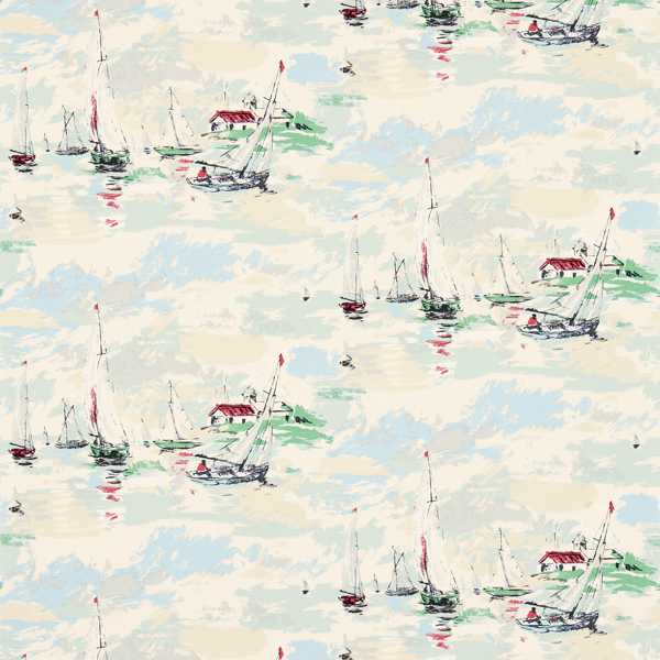Sanderson Tapet Sail Away Sea Green
