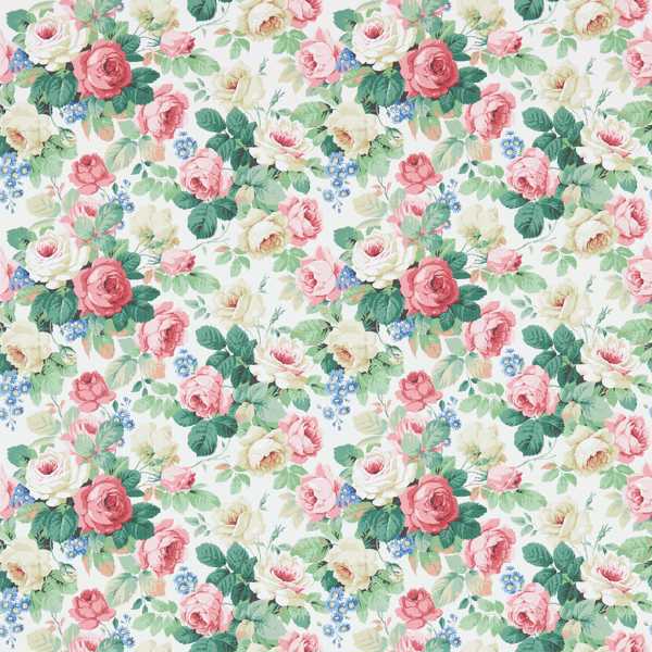 Sanderson Tapet Chelsea Tapetprov - White/Pink