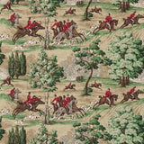 Sanderson Tyg Tally Ho Evergreen/Crimson