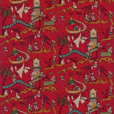 Pagoda River Red/Gold — Sanderson -kangasnäyte