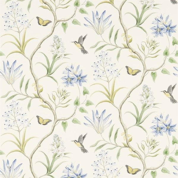 Sanderson Tapet Clementine Delft Blue