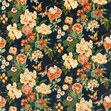 Emperor Peony Midnight/Apricot — Sanderson -kangasnäyte