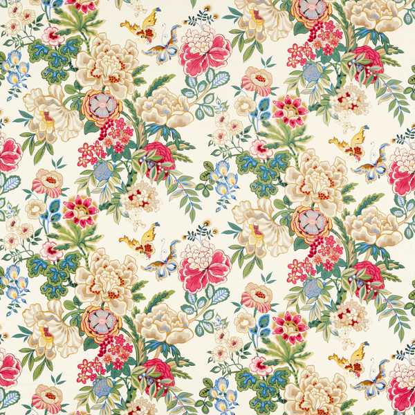 Emperor Peony Lotus Pink — Sanderson -kangasnäyte