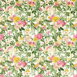 Sanderson Stoff Bamboo & Bird Scallion Green/Fushia