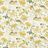 Indienne Peacock Gosling Yellow — Sanderson -kangasnäyte