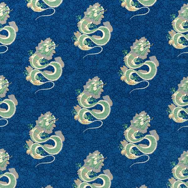 Water Dragon Emperor Blue/Emerald — Sanderson -kangasnäyte