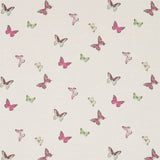 Sanderson Stoff Butterfly Voile Fuchsia/Cream