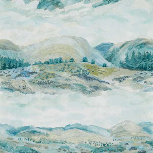Sanderson Tapet Elysian (Wallpaper) Whitstable Blue
