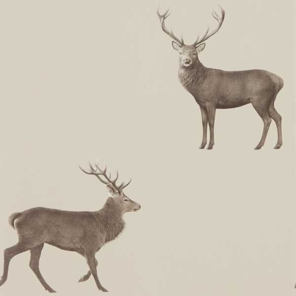 Evesham Deer (Wallpaper) Tapet — Sanderson