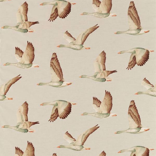 Elysian Geese Briarwood/Linen — Sanderson -kangasnäyte