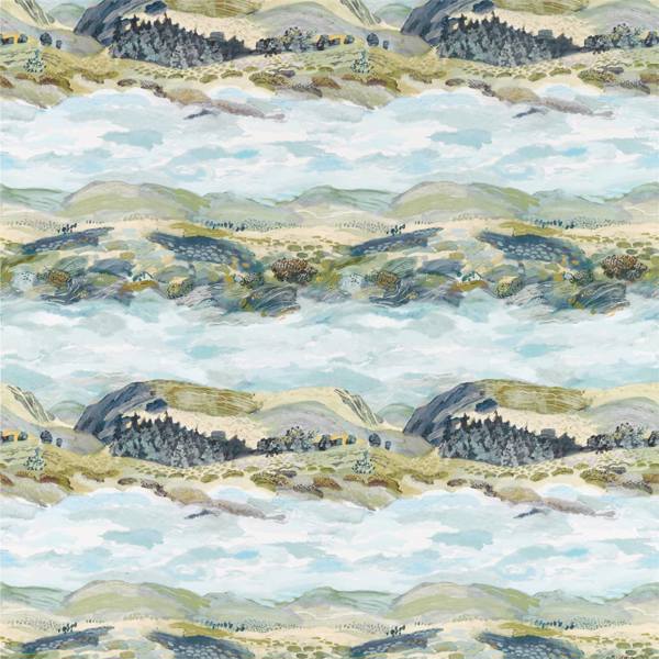 Sanderson Stof Elysian Whitstable Blue