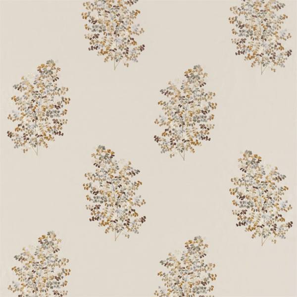 Sanderson Tyg Wendell Embroidery Honey/Grey