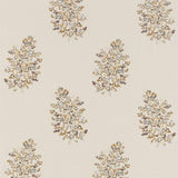 Wendell Embroidery Honey/Grey — Sanderson -kangasnäyte