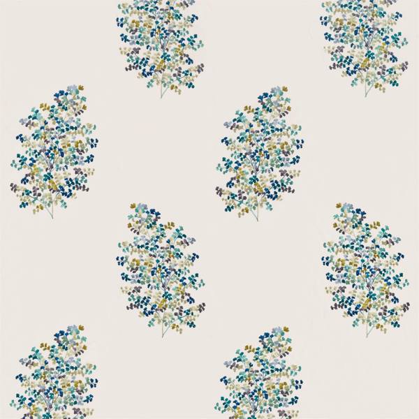 Sanderson Tyg Wendell Embroidery Ceramic Blue
