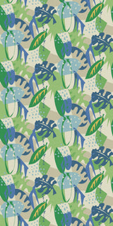 Osborne and Little Behang Zylina Indigo emerald