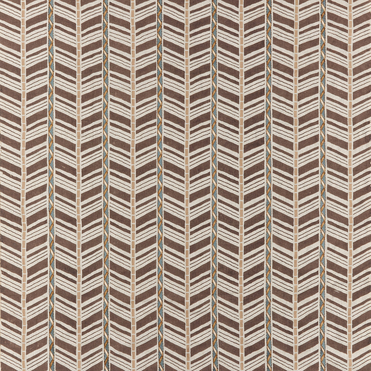 Osborne and Little Tyg Woodbridge stripe Chocolate