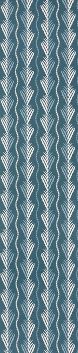 Osborne and Little Tapete Meridor Indigo blue green