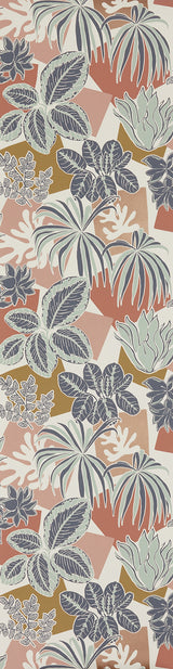 Osborne and Little Tapet Frondoso Blush ink