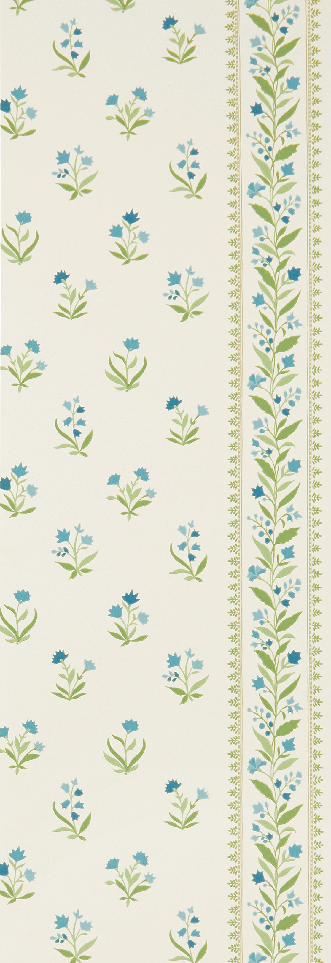 Osborne and Little Petit dapuri Blue green -tapetti