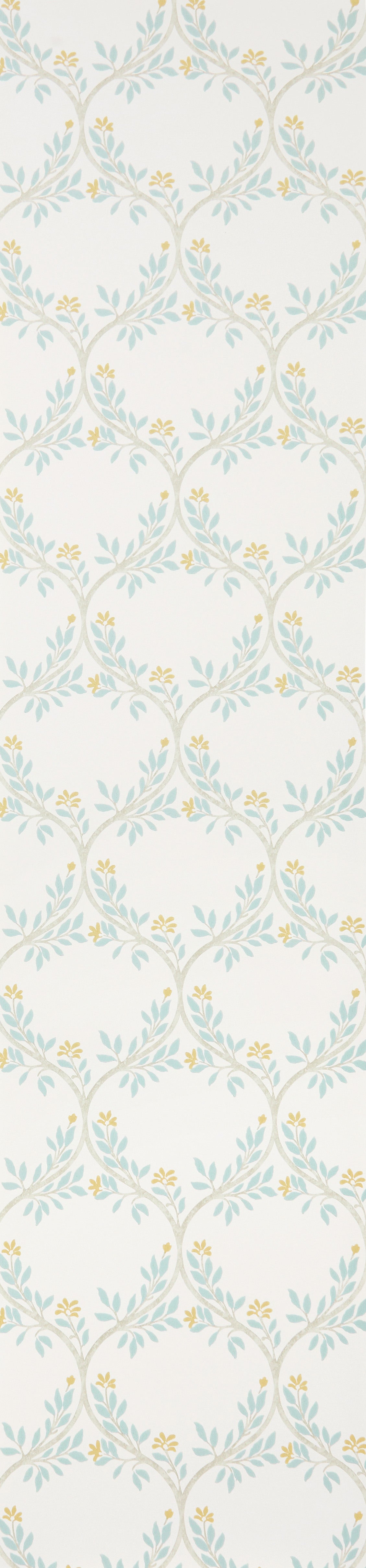Osborne and Little Wallpaper Arber Aqua yellow