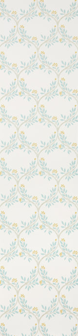 Osborne and Little Wallpaper Arber Aqua yellow