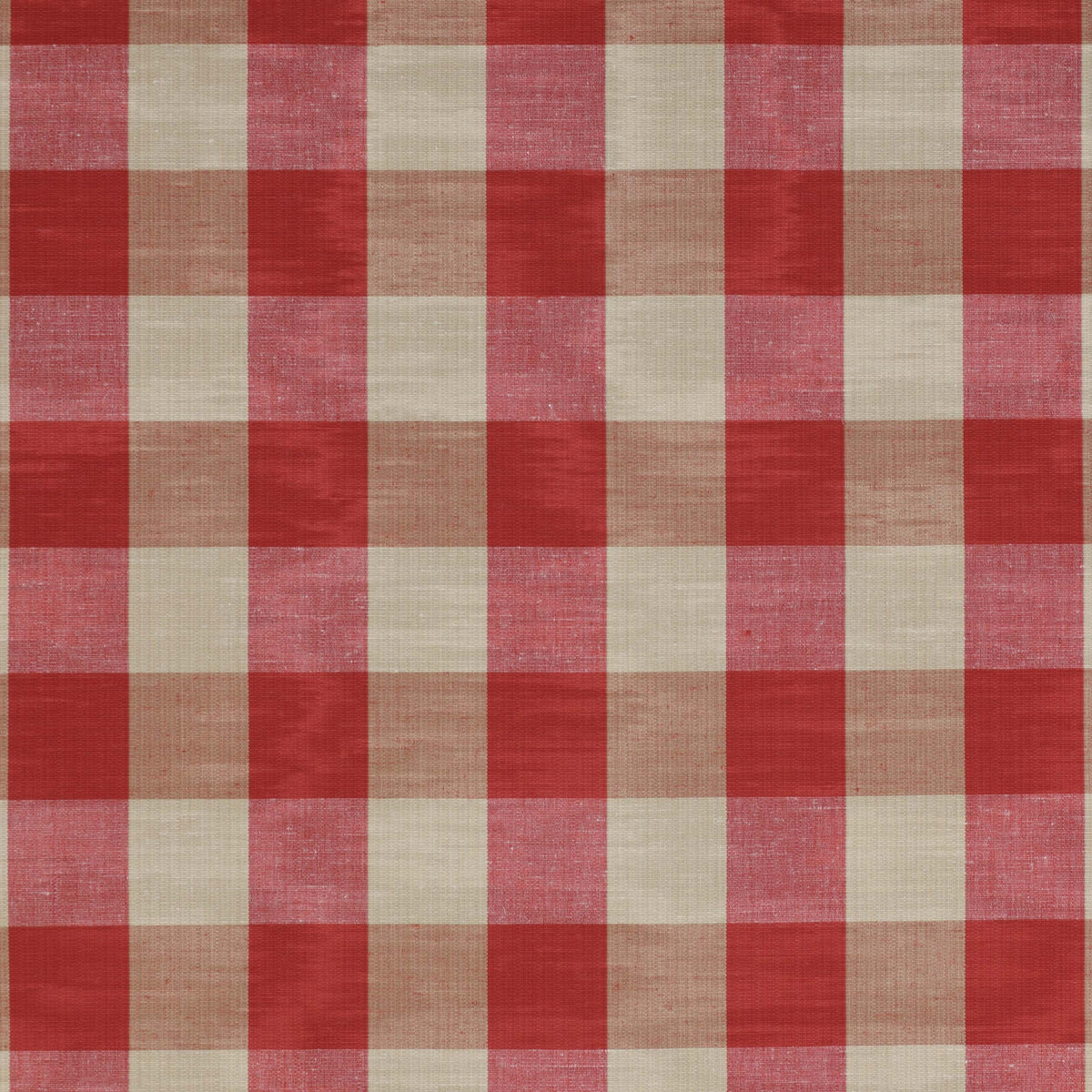 Eaton Check Red — Colefax & Fowler -kangasnäyte
