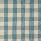 Eaton Check Turquoise — Colefax & Fowler -kangasnäyte