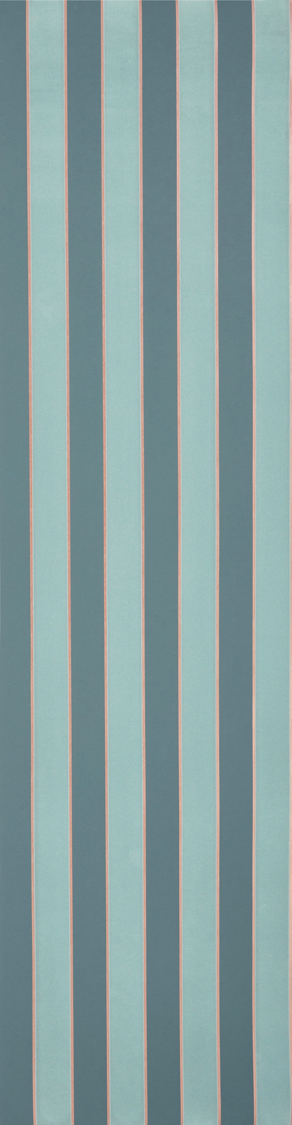 Osborne and Little Tapete Regency stripe duck egg copper