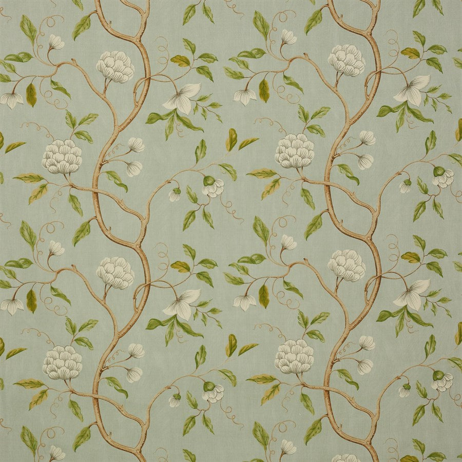 Colefax and Fowler Tyg Snow Tree Aqua