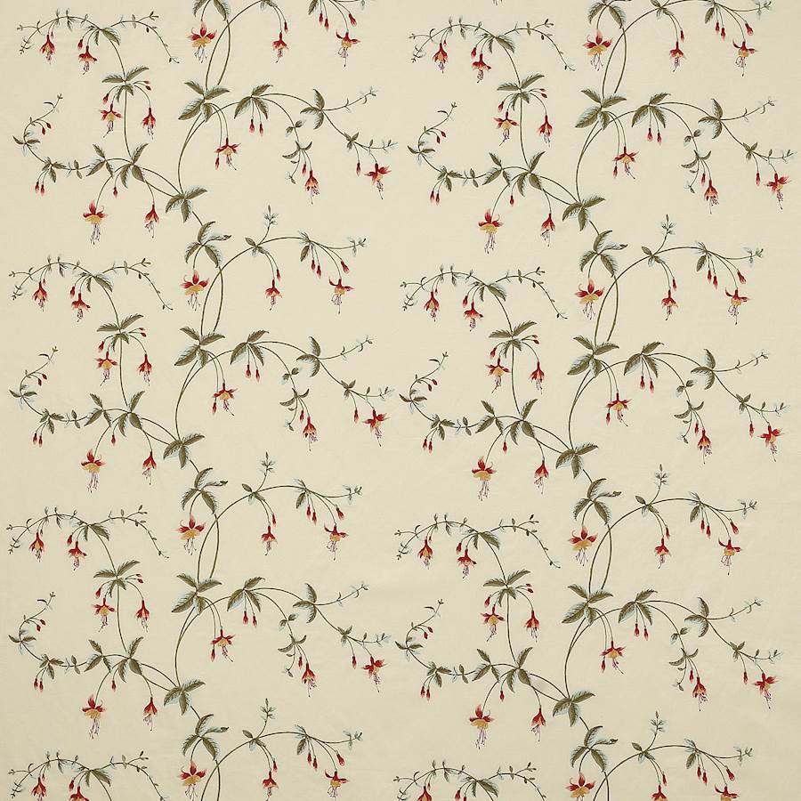 Colefax and Fowler Stof Viviers Tomato Green